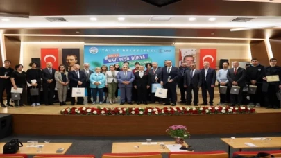 Kayseri Talaslı liseliler Mavi Yeşil Dünya için yarıştı