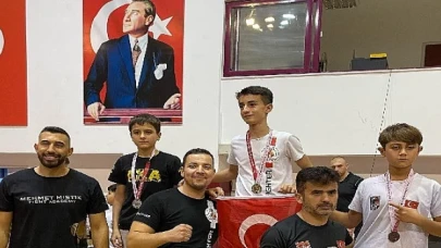 Kemer Belediyesi Kick Boks takımından 6 madalya