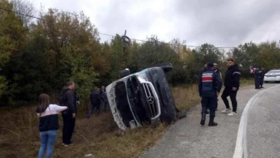 Tekirdağ’da yolcu minibüsü devrildi: 16 kişi yaralandı