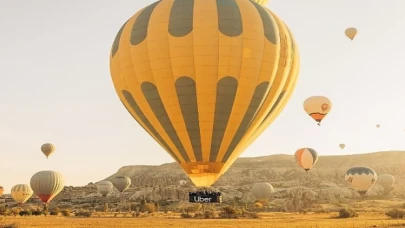 Uber’in dünyada ilk kez sunacağı Uber Balon, Kapadokya’dan havalanıyor