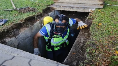 Yağmur suyu hatlarının temizliği devam ediyor