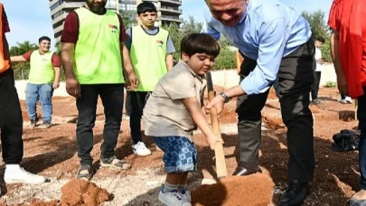 Yenişehir Belediyesi kente yeşil alanlar kazandırmaya devam ediyor