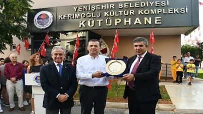 Yenişehir Belediyesi Nuri Ulusu Kütüphanesi hizmete açıldı