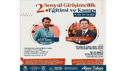 2. Sosyal Girişimcilik Eğitimi Ve Kampı Başvuruları Başladı