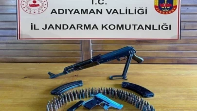 Adıyaman İl Jandarma’dan silah operasyonu