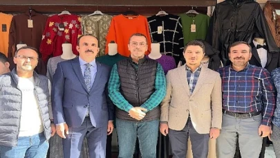 Başkan Altay Şehir Merkezinde Esnafları Ziyaret Etti