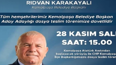 Başkan Karakayalı adaylık başvurusunda bulunacak