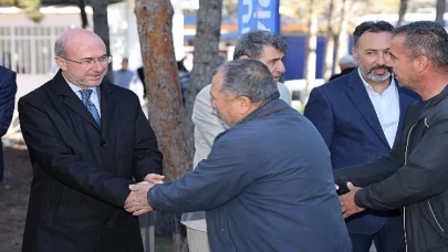 Başkan Pekyatırmacı anadolu teknik sanayi camii’nde vatandaşlarla buluştu