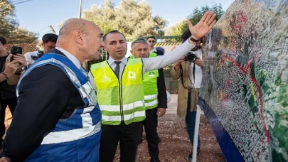 Buca’nın tarihi altyapı projesi devam ediyor