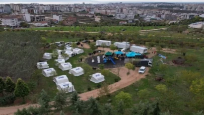 Çağdaşkent Geçici Barınma Alanı’nın tanıtımı yapıldı