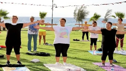 Didim belediyesi’nin pilates etkinlikleri devam ediyor