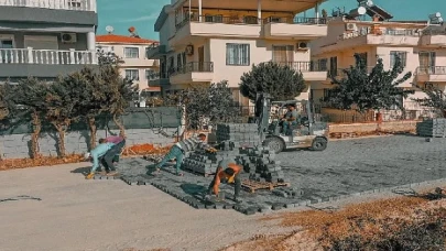 Didim’de yol çalışmaları devam ediyor