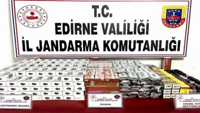 Edirne’de kaçakçılığa büyük darbe