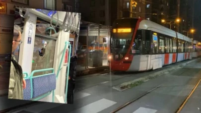 İstanbul’da tramvaya saldırdılar