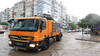 İzmir’de metrekareye 58,5 kilogram yağış düştü