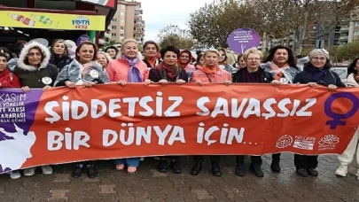 Kadınlar şiddete karşı seslerini yükseltti