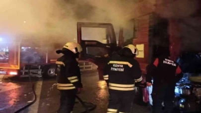 Konya’da güvenlik görevlisinin dikkati faciayı önledi