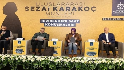 ”Sezai Karakoç yazarken keşfeden bir sanatçı”