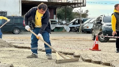 Başkan Atabay, cumhuriyet mahallesi’ndeki çalışmaları denetledi