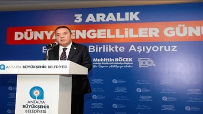 Başkan Böcek engelli bireyler ile bir araya geldi