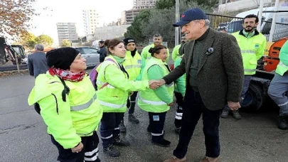 Başkan Engin, çalışanların yeni yılını kutladı