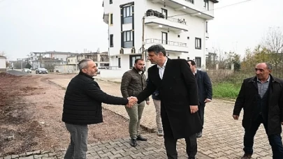 Başkan kocaman çalışmaları yerinde inceledi