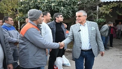 Başkan Topaloğlu belediye personelinin yeni yılını kutladı