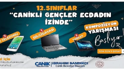 Canik’ten Cumhuriyetin 100 Yılına Özel Yarışma