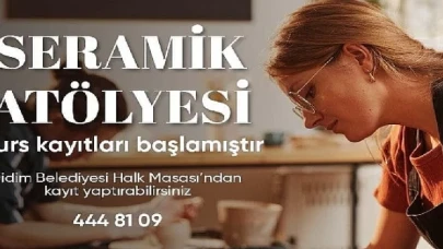 Didim Belediyesi Seramik Kursları için kayıtlar başladı