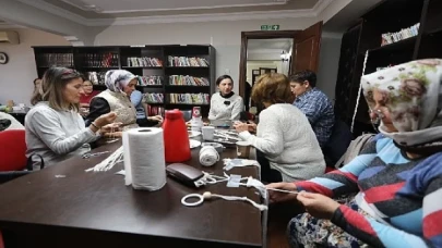 Filiz başkan belevi kadınları ile buluştu : birlikte üreterek güçleniyorlar