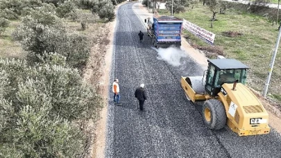 Halk istedi başkan yaptı bağlantı yolu kullanıma açıldı