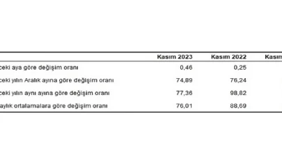 Hizmet Üretici Fiyat Endeksi (H-ÜFE) yıllık yüzde 77,36, aylık yüzde 0,46 arttı