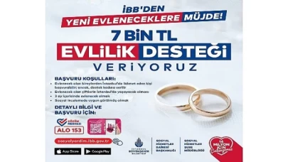 İBB 6 ayda 8 bin 600 çifte evlilik desteği sağladı