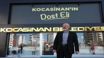 Kayseri Kocasinan’da Dost Market’te kışlık yardım