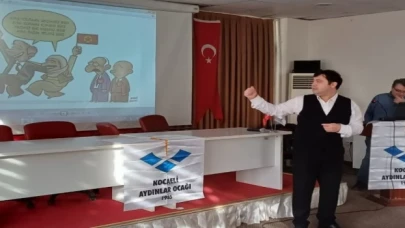 Kocaelili Aydınlar dünyaca ünlü karikatüristi ağırladı