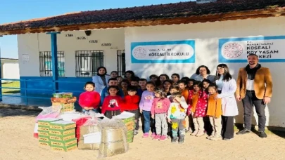 Manisa’da yeni yıl öncesi iç ısıtan hediye