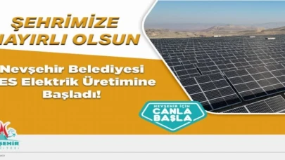 Nevşehir Belediyesi GES enerji üretimine başladı