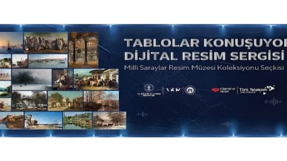 Türk Telekom’un “Tablolar Konuşuyor Dijital Resim Sergisi” sanatın kalbi AKM’de