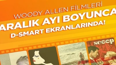 Woody Allen filmleri Aralık ayı boyunca D-Smart ekranlarında!