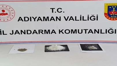 Adıyaman’da uyuşturucudan iki şüpheli adli makamlara sevk edildi