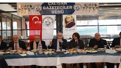 Başkan Deveciler gazeteciler ile 10 ocak’ı kutladı