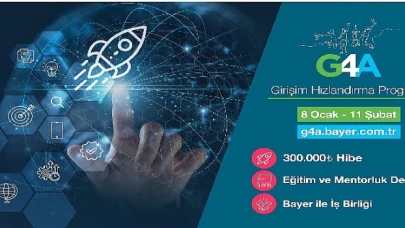 Bayer’in G4A Girişim Hızlandırma Programı’na   Başvurular 8 Ocak’ta Başlıyor!