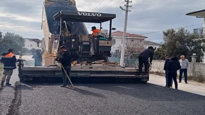 Büyükşehirden Bodrum Mumcular’da Sıcak Asfalt Çalışması