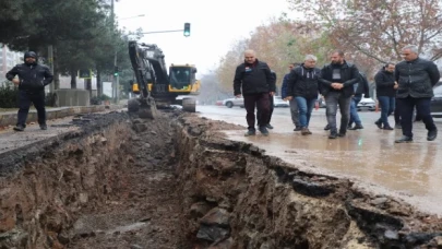 Diyarbakır Fırat Bulvarı’nda altyapı yenileniyor