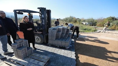 Filiz başkan gökçealan’daki yol çalışmalarını anlattı: kenti nakış nakış işliyoruz