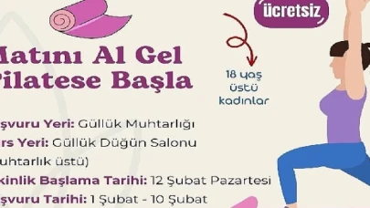 Güllük’te ücretsiz pilates kursu başlıyor