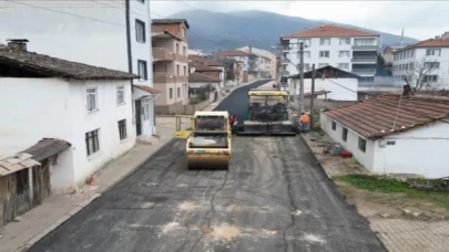 İnegöl Yeniceköy’de yoğun mesai