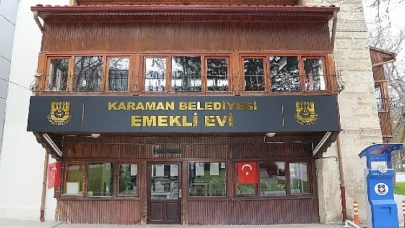 Karaman belediyesi emekli evi açıldı