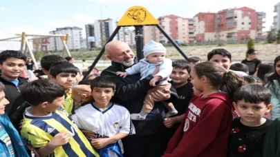 Kayseri Kocasinan’dan çocuklar için toprak çalışması