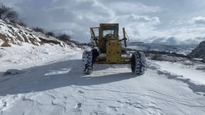 Malatya’da kardan kapalı yol kalmadı